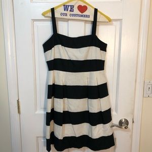 Loft Striped Linen Dress